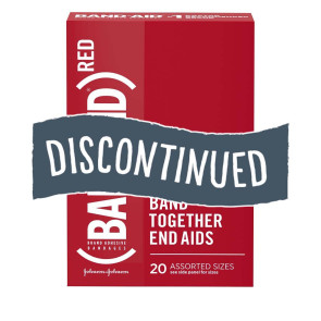(Discontinued) Band-Aid® RED Adhesive Bandages, 20/Box