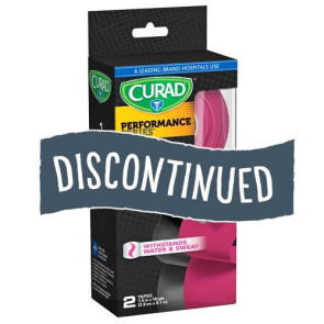 (Discontinued)Curad® Sports Tape 1.5" x 10 yds. Black & Pink