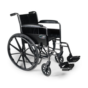 Traveler SE Plus Wheelchair with Footrest, 18" Seat