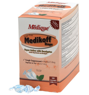 Medikoff® Sugar-Free Throat Lozenges. 300 per box