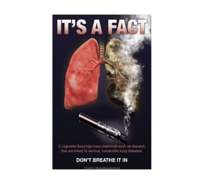 Don't Breathe It In Vaping Poster, 11" x 17"