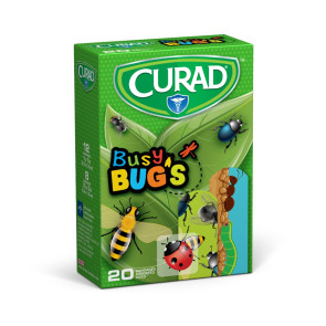 Curad Busy Bugs Assorted Bandages, 20/Box