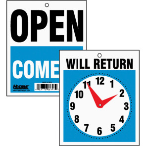 Will Return Door Sign, 7.5" x 9"