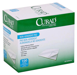 Curad Sterile 2" x 3" Non-Adherent Pads, 100/Box