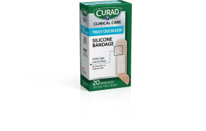 Curad Truly Ouchless .75" x 3" Bandages, 20/Box