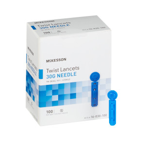 McKesson Twist Lancets, 30G, 100/Box