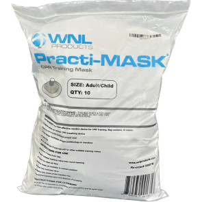 Practi-Mask Adult/Child CPR Training Masks, 10/Box