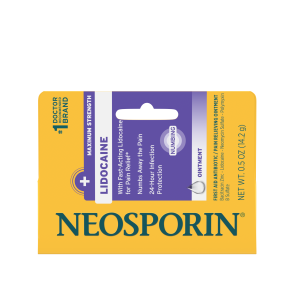 Neosporin® + Lidocaine Ointment, 0.5 oz Tube
