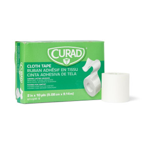 Curad® Cloth Tape, 2" x 10 Yards, 6 Rolls/Box