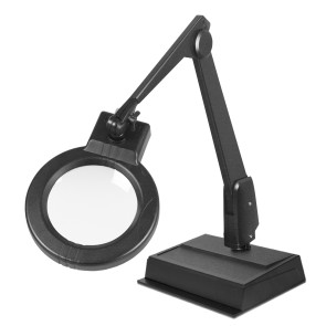 Dazor Circline LED Magnifier, Desk Lamp, Black