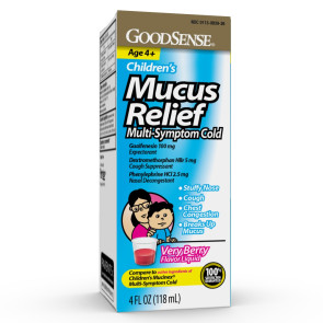 GoodSense® Children's Mucus Relief Multi-Symptom, 4 Oz