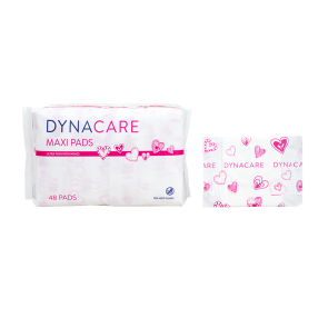 Dynacare Ultra Thin Maxi w/Wings, 48/pack