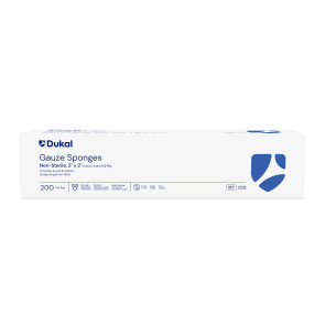 Dukal Non-Sterile 2" x 2" Gauze Sponges 200/Bag