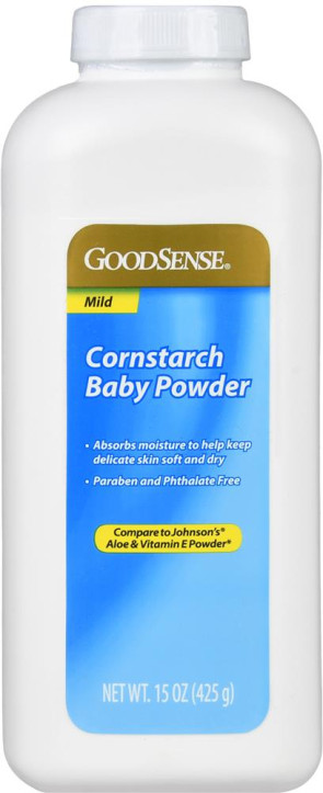 Cornstarch Baby Powder, 15 Oz
