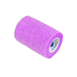 1" x 5 Yards Latex Free Economy Self Adherent Wrap Purple