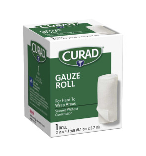 Curad® Stretch Rolled Gauze, 2" x 4.1 yds