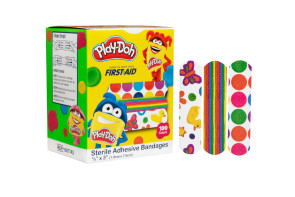 Play-Doh Bandages, 3/4" x 3", 100/box