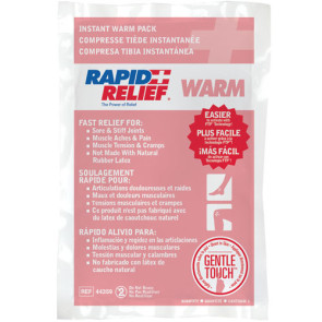 Rapid Relief® Instant Warm Pack, 5" x 9", 24/case