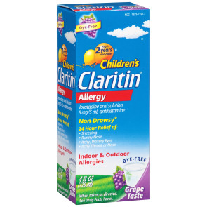 Children's Claritin® Allergy Syrup, 5mg, 4oz, Grape