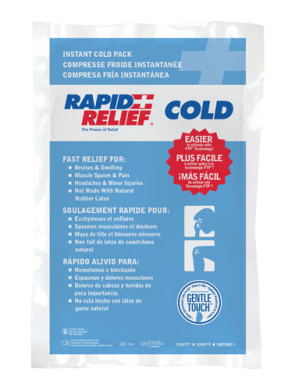 Rapid Relief® Direct to Skin Instant Cold, 6" x 9", 24/case