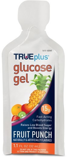 TRUEplus® Glucose Gel, 15g, Fruit Punch