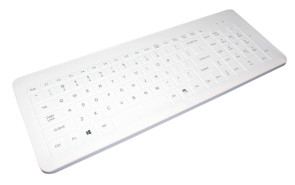 Man & Machine Fitted Drape for Very Cool Keyboard, White