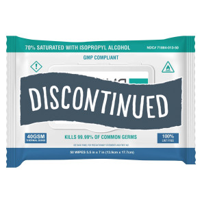 (Discontinued) Pharma 70% Alcohol Wipes, 5.5" x 7", 50/pack