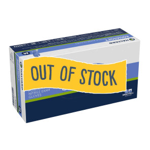 (Out of Stock) Aquasoft Nitrile Gloves Medium 300/bx, 10/cs