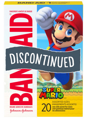 (Discontinued)Band-Aid® Super Mario Assorted Bandages,20/Box