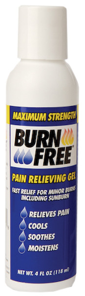 4 Oz Burn Free® Topical Gel, Squeeze Bottle
