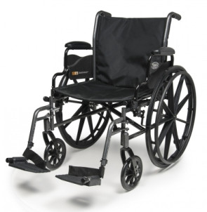 Traveler® L3 20" Wheelchair, Desk Arms, Footrests