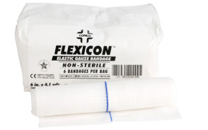 Flexicon Non-Sterile 6" x 4.1 Yds Elastic Gauze, 6/Bag