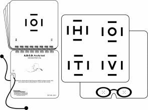 ABCD HOTV Crowded Acuity Test Flipbook