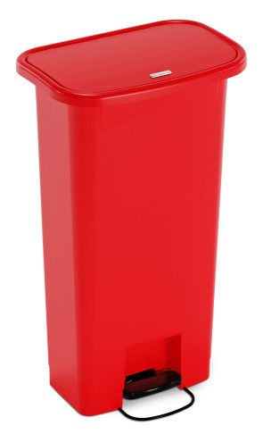 DETECTO® Waste Mate Receptacle, 13 Gallon, Red