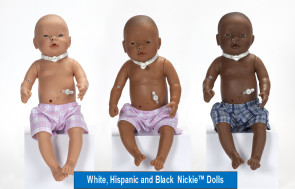 Nickie® Training Manikin, Hispanic Skin Male