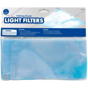 Fluorescent Light Filters, Clouds, 2' x 4', 4/pack