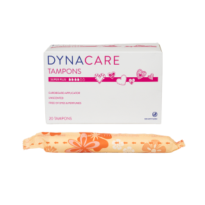 Dynacare Super Plus Tampons, Cardboard, 20/box