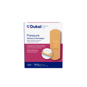 1" X 2-7/8" Pressure Adhesive Bandages, 100/box