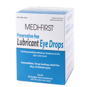 Lubricant Eye Drops, 30/box