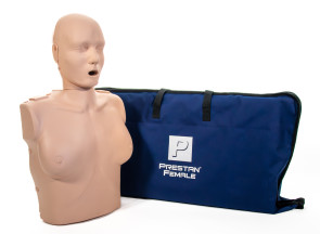 Prestan® Adult Female Manikin with CPR Feedback, Medium Skin