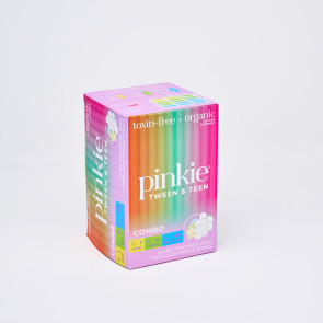 Pinkie® Teen Period Pads, Combo Pack, 18/box