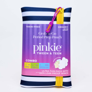Pinkie® Teen Period Pads, Prep Pouch