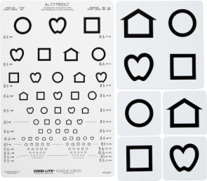 Proportional Spaced LEA Symbols® Chart Set, 10 Foot