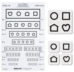 50% Rectangle LEA Symbols® Chart, Set 10 Foot