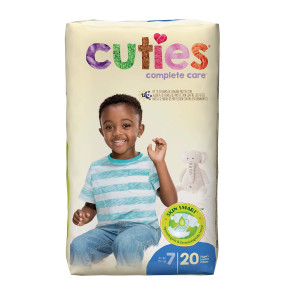Cuties® Complete Care™ Baby Diapers, Size 7, 20 per pack