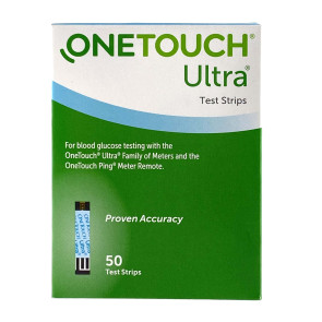 One-Touch® Ultra® Blue Test Strips, 50/Box