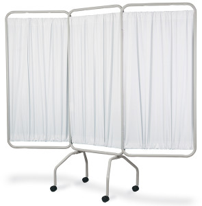 3 Panel Screen with Casters