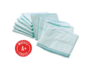 Disposable Underpads, 17" x 24", 100/Bag