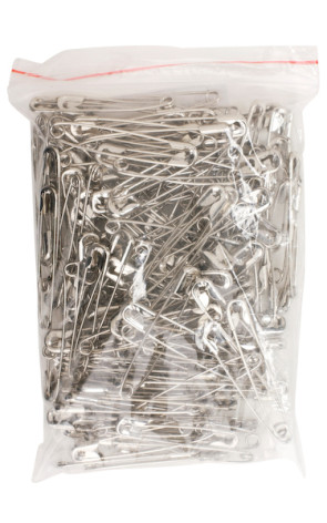 1-3/4" Long Safety Pins (144/Pkg)