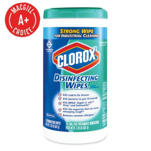 Clorox® Disinfecting Wipes, 75/Can